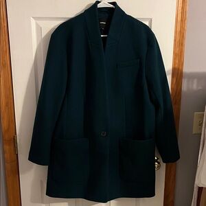 Express Dark Green Coat